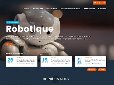 University Media academic campus education home landing page students university web