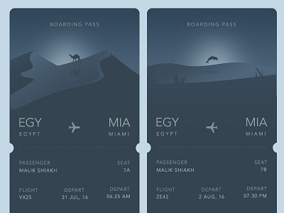 Airplane Boarding Pass airport boarding boarding pass card design flight info minimal pass product ui ux