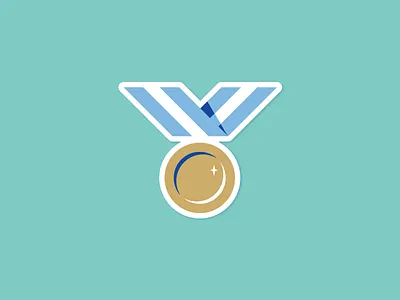 Gold Medal award gold medal olympics rio sticker