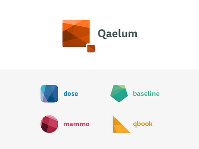Qaelum - Medical logos collection colors healthcare hospital logo logos medical polygons product qaelum shapes