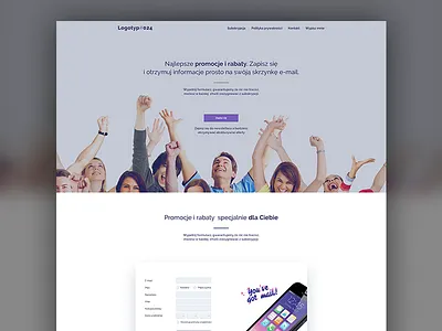 Minisite #04 clean e mail e mail marketing mail minisite one page site onepage website