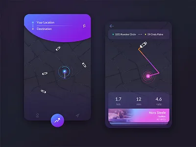 Request Taxi Concept app request taxi ui