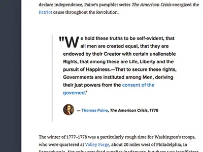 Fun With Block quotes! block quote blockquote drop cap education history type typography