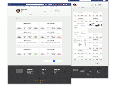 Order Page account commerce dashboard ecommerce items order orders products profile