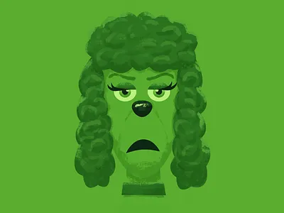 Inside Snout - Disgust dog inside out poodle