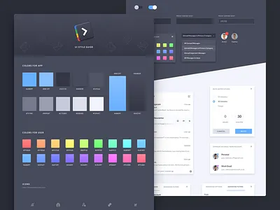 Shift Ui Style Guide app guide shift shift app style guide ui ui elements ui kit