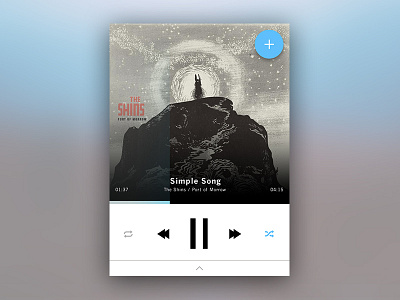 Daily UI 09 - Music Player design desktop music player ui ui design user interface widget
