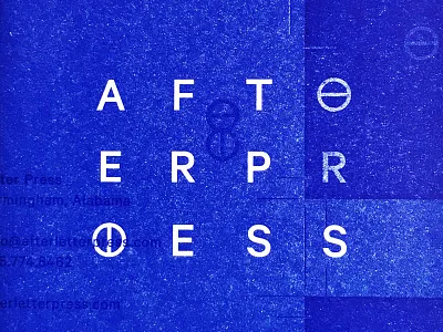 After Press after press brand brand mark branding identity letterpress logo print texture typography