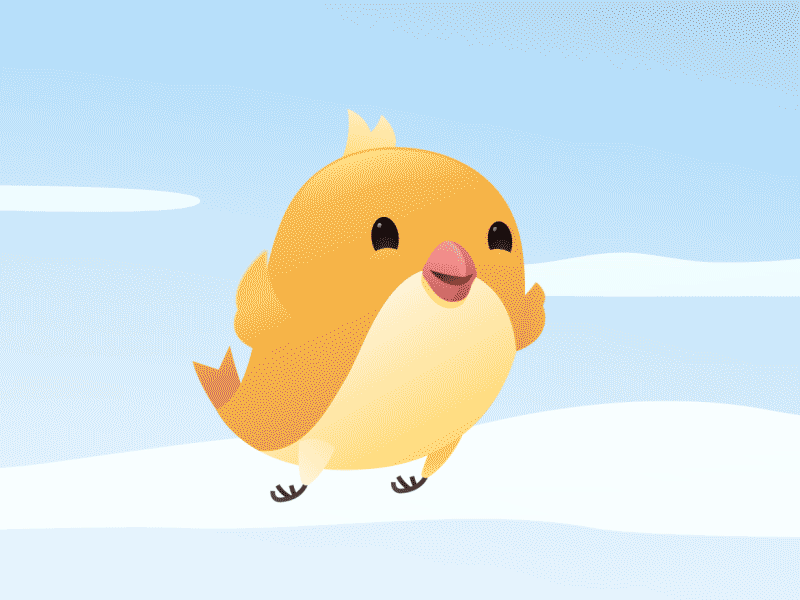 WIP - Bird Animation animation bird gif graphics motion