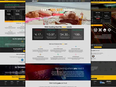 Eleven2 corporate creative design mobile portfolio responsive ui web website