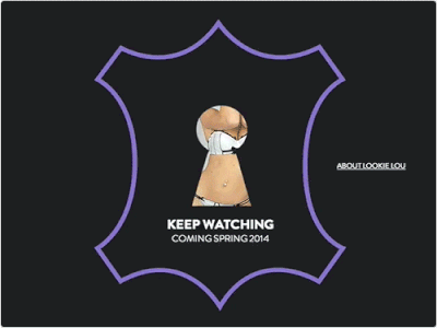 Lookie Loo Splash page branding web design