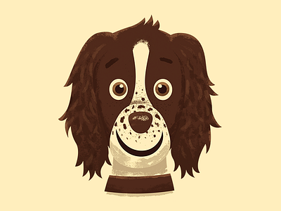 Inside Snout - Riley dog inside out springer spaniel