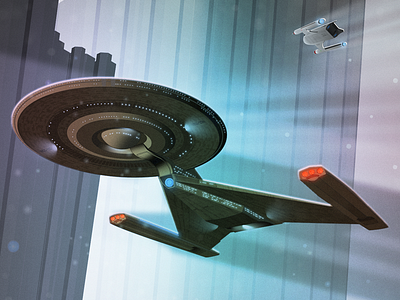 USS Discovery Boldly Going discovery illustration poster sci fi spaceship star trek starfleet tv