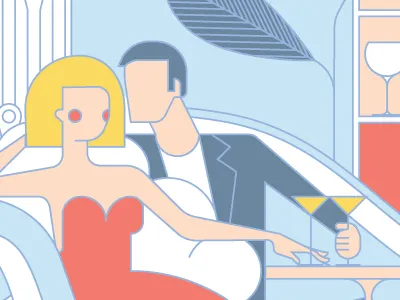 Bona Mural environment food illustration lounge mural restaurant