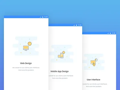 Walkthrough for personal project app icons illustration ios onboard suitcase travel walkthrough
