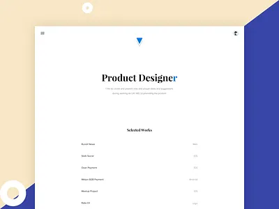 Minimal Porfolio - Come on in akifyaldir clean minimal portfolio ui white yaldir