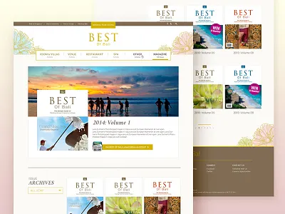 Magazine Archive archive bali blog feminine gold grid lifestyle list magazine reader travel wedding