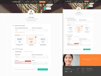 Payment Form form mastercard payment testimonial visa web webdesign