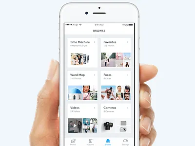 Browse app browse card folder get monument list moment monument photo ui ux