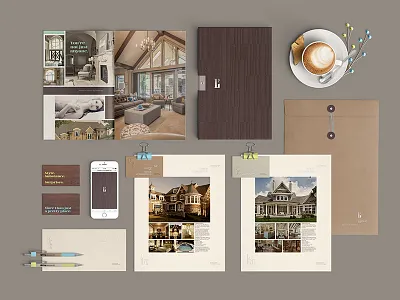 LPP branding 03 branding brochure business card folder logo luxury monogram real estate stationery