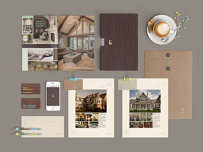 LPP branding 03 branding brochure business card folder logo luxury monogram real estate stationery