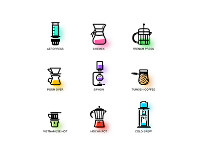 Brewing Methods-2 aeropress chemex coffee cold brew french press mocha pot pour over siphon turkish coffee vietnamese hot