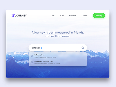 Search :: 21 booking dailyui esfahan iran journey tour travel ui website
