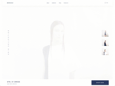 Full Image View brand concept ecommerce fashion shop ui ux web