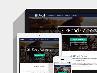 Responsive Careers Portal career portal hr software responsive design