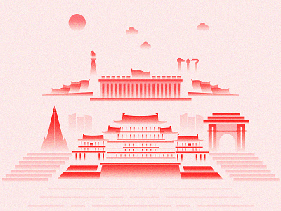 Impression of Pyongyang illustrations