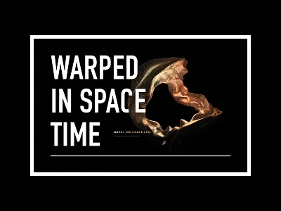 Space Secrets 3d abstract black bold design elegant generative art poster space ui