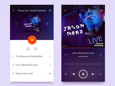 Xiami Music player music player ui xiami