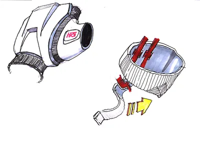 Sketch of VR data glove（1） design industrial