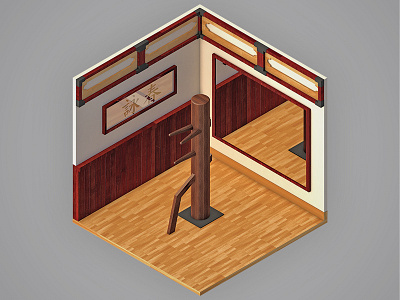 Wooden Dummy dummy isometric training wood wooden