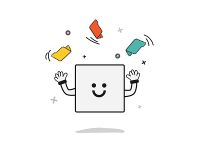 Web app - Various states illustration states ui