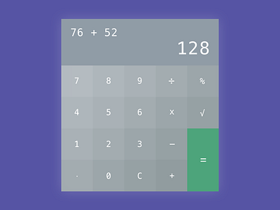 Day 004 - Calculator - Daily UI calculator dailyui minimal ui ux