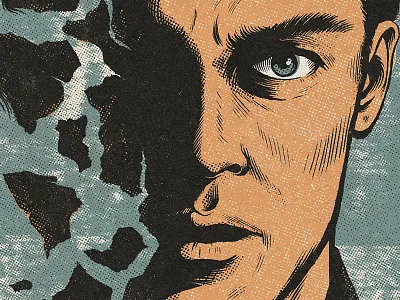 Arkells Morning Report Cover halftone music portrait torn paper vinyl