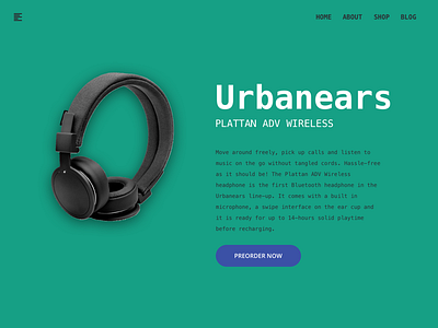 Day 003 - Landing Page concept dailyui landing page ui ux