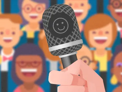 How-to illustrations for London comedy club how to illustration