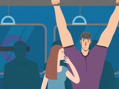 How-to illustrations for talking to stranger how to illustration