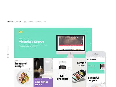 My Fresh New Portfolio design landing minimal minimalistic page personal portfolio typography ui ux web webdesign