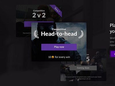 Landing page esports gaming zengaming