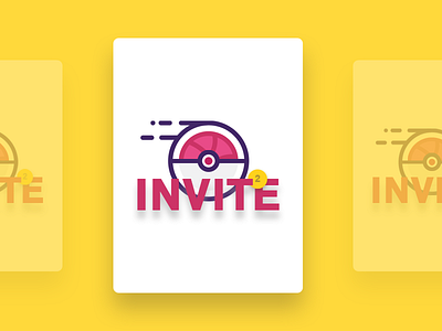 2 Dribbble Invitations dribbble ball gift invitation