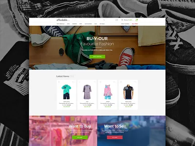 Affordable e commerce fashion classified garments material design pakistan pre owned products responsive store testimonial ui ux