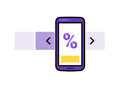Sale application google icon material phone sale symbol tour violet