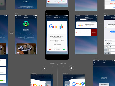 Glider app mobile ram test