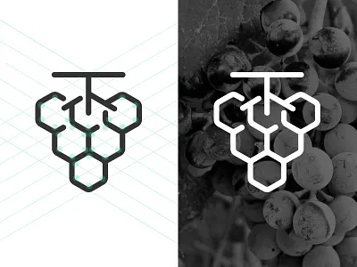 A tree logo or a bunch of grapes logo? grape tree logo