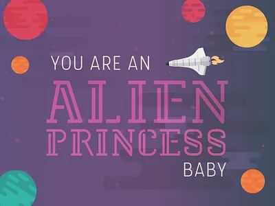 #WORDSAWEEK Series - Week No. 2 colorful fun graphic design illustrator layout music solar system space type typography weird