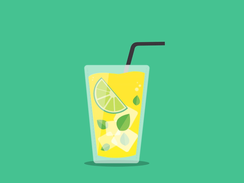Cool Down A Little Bit animation cooldown countdown drink gif lemonade