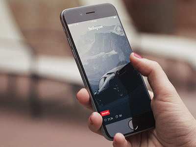 Instagram Fullscreen design instagram ios mobile ui visual